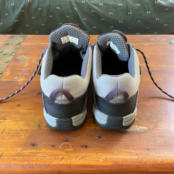 Timberland Carrigan Notch Purple Gray Suede Waterproof Hiking Sneakers Women 8.5 - Picture 3 of 9